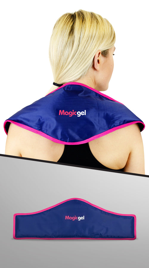 Neck pain hot and cold packs