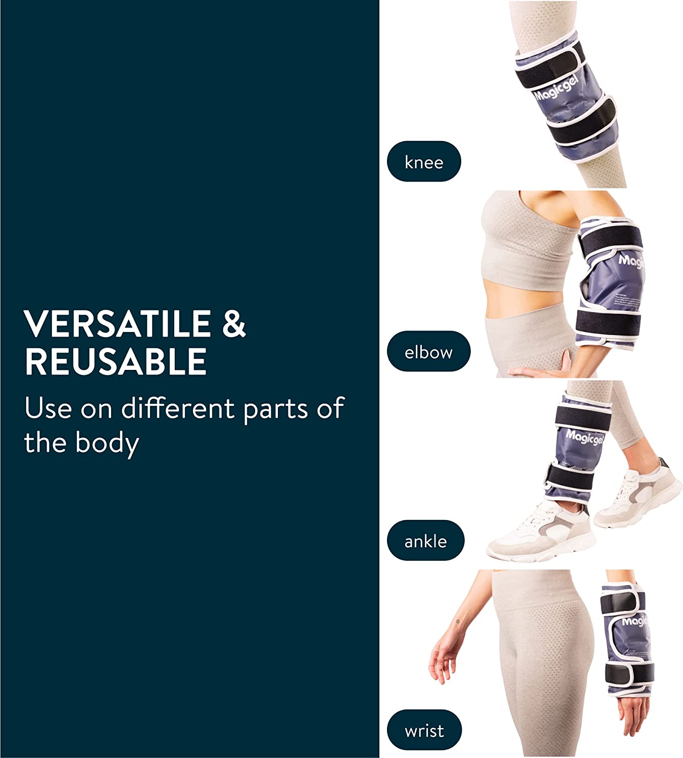 Premium Knee Ice Pack with Professional Wrap